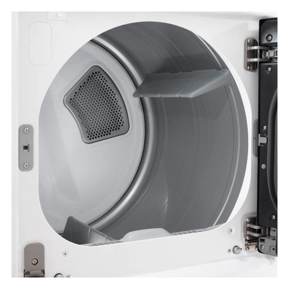 LG DLGX8601WE 7.3 cu.ft. Ultra Large High Efficiency Gas TurboSteam™ LG EasyLoad™ Door, Wi-Fi Connectivity, White