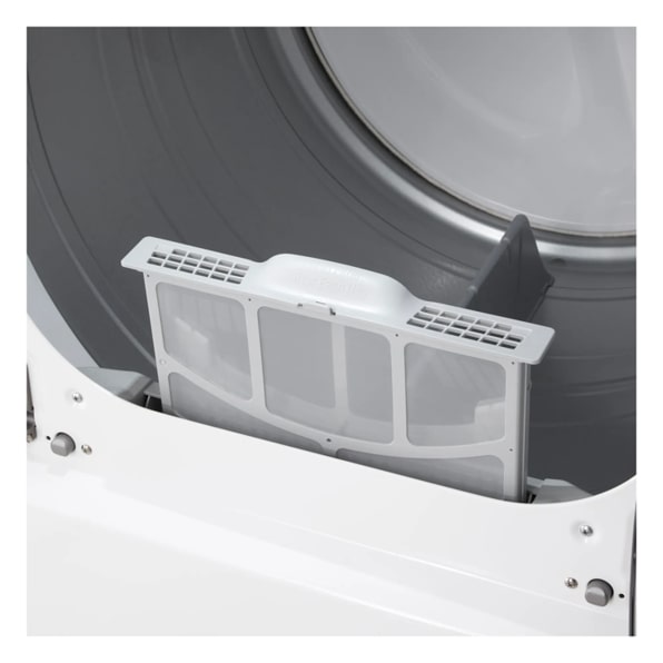 LG DLGX8601WE 7.3 cu.ft. Ultra Large High Efficiency Gas TurboSteam™ LG EasyLoad™ Door, Wi-Fi Connectivity, White