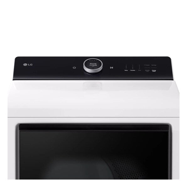 LG DLGX8601WE 7.3 cu.ft. Ultra Large High Efficiency Gas TurboSteam™ LG EasyLoad™ Door, Wi-Fi Connectivity, White