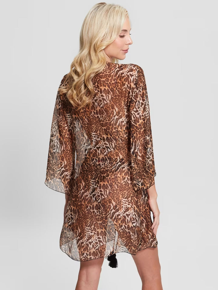 Guess Silk-Blend Kimono