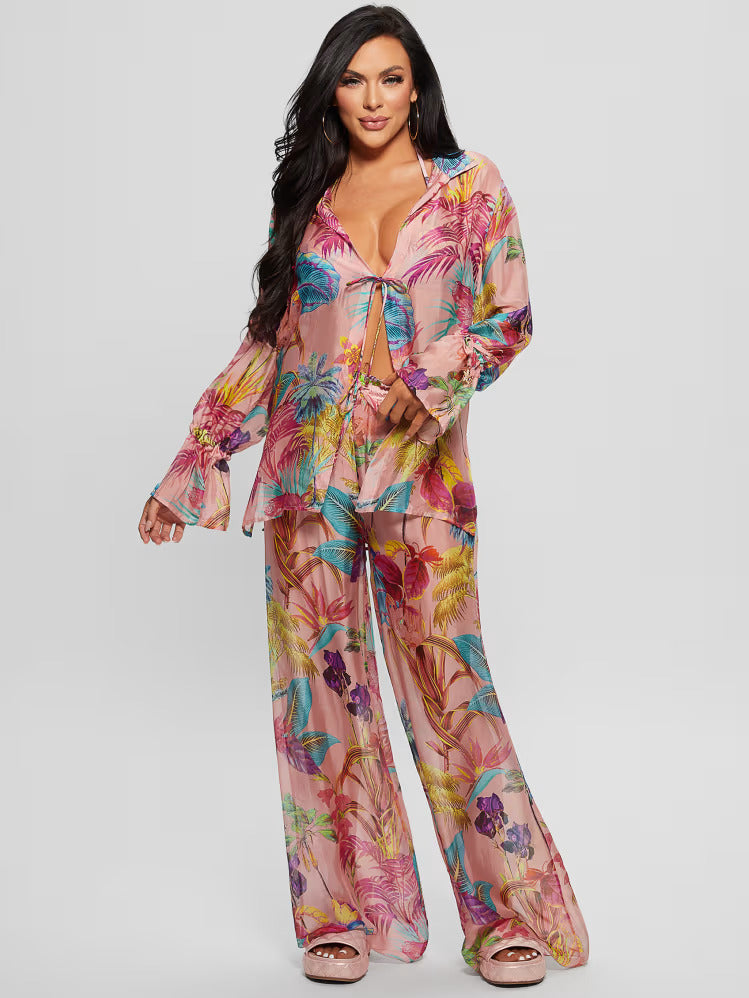 Guess Silk-Blend Swim Cover-Up