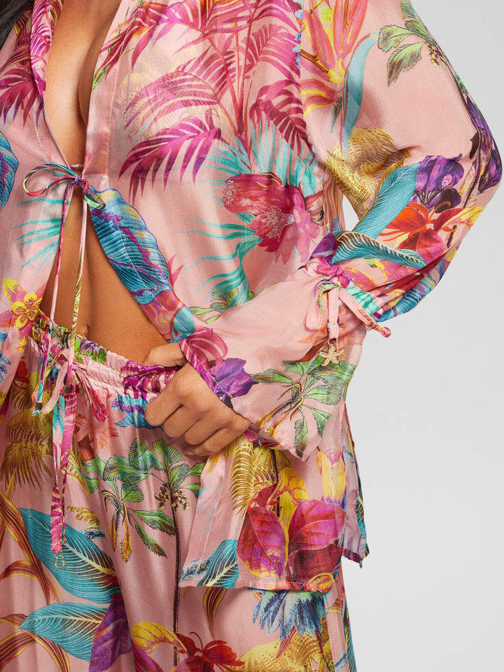 Guess Silk-Blend Swim Cover-Up