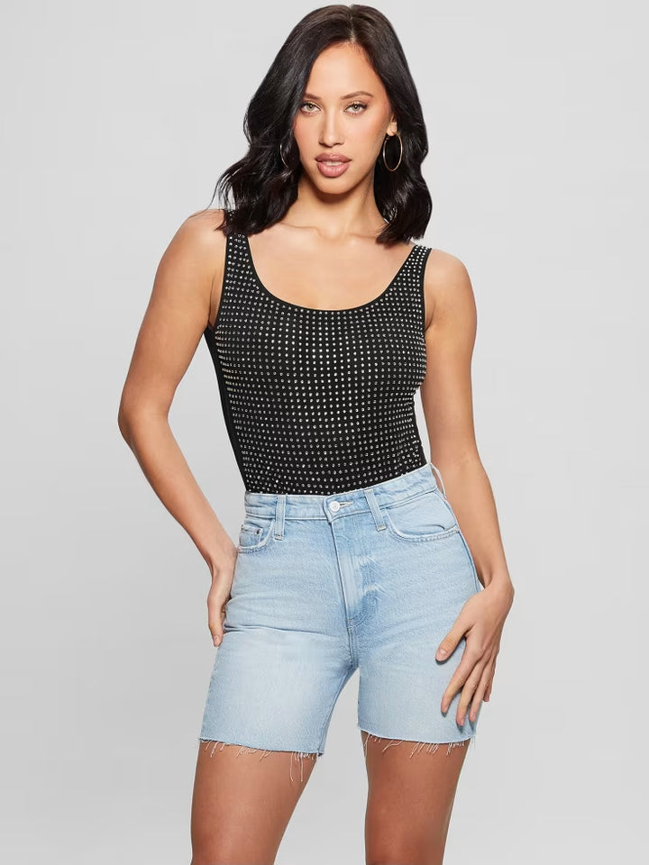 Guess Rhinestone One-Piece Swimsuit