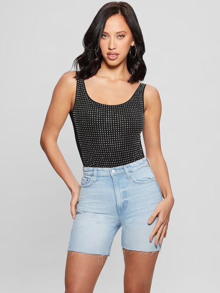 Guess Rhinestone One-Piece Swimsuit