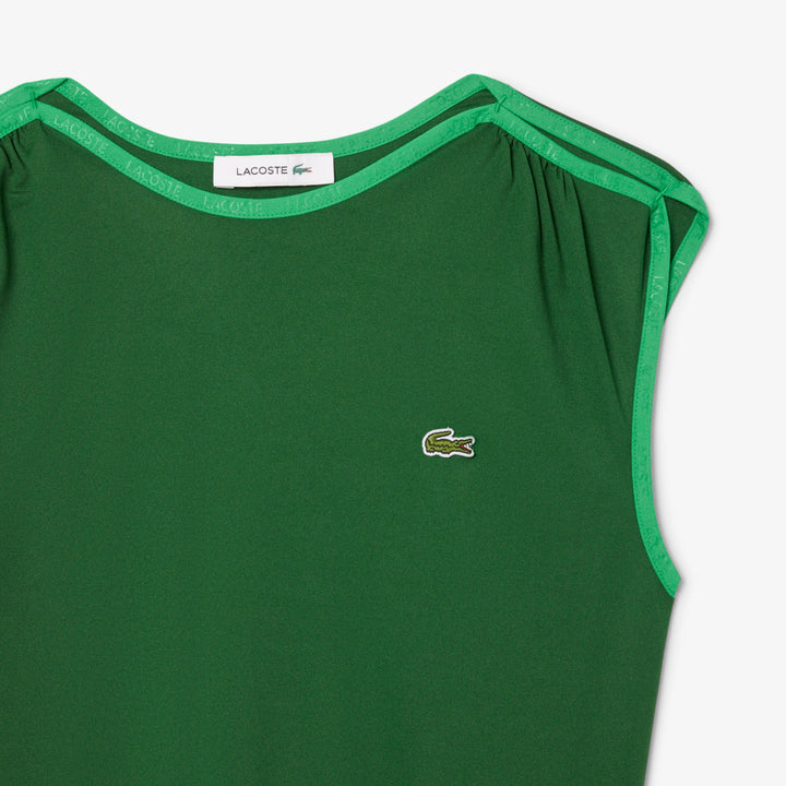 Lacoste Women's Sleeveless Pleated Dress