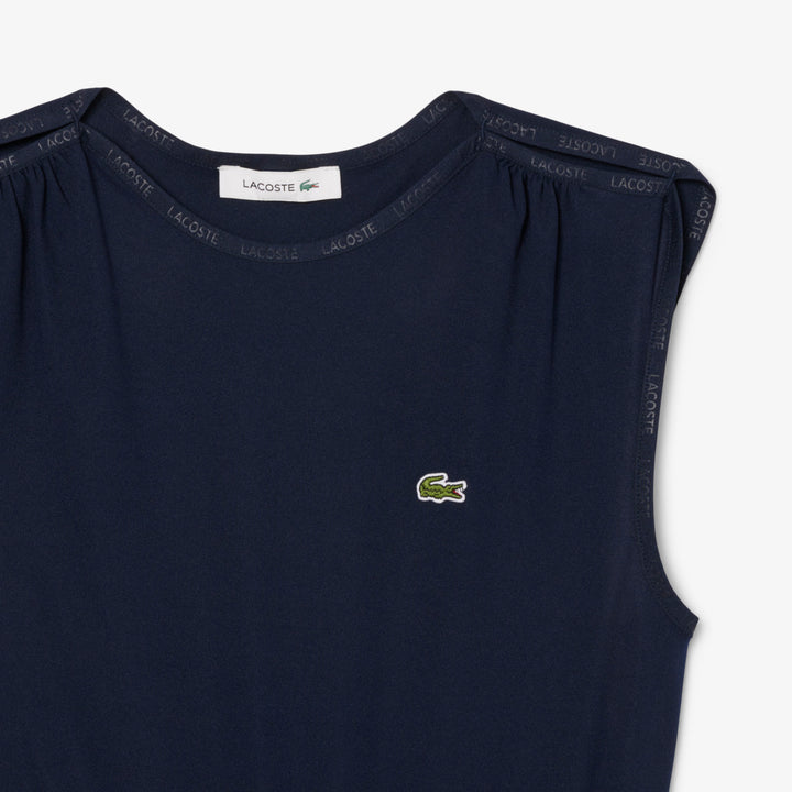 Lacoste Women's Sleeveless Pleated Dress