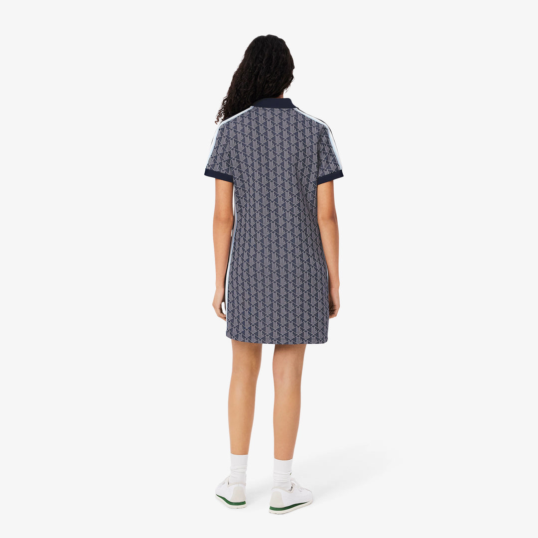 Lacoste Women's Slim Fit Monogram Polo Dress