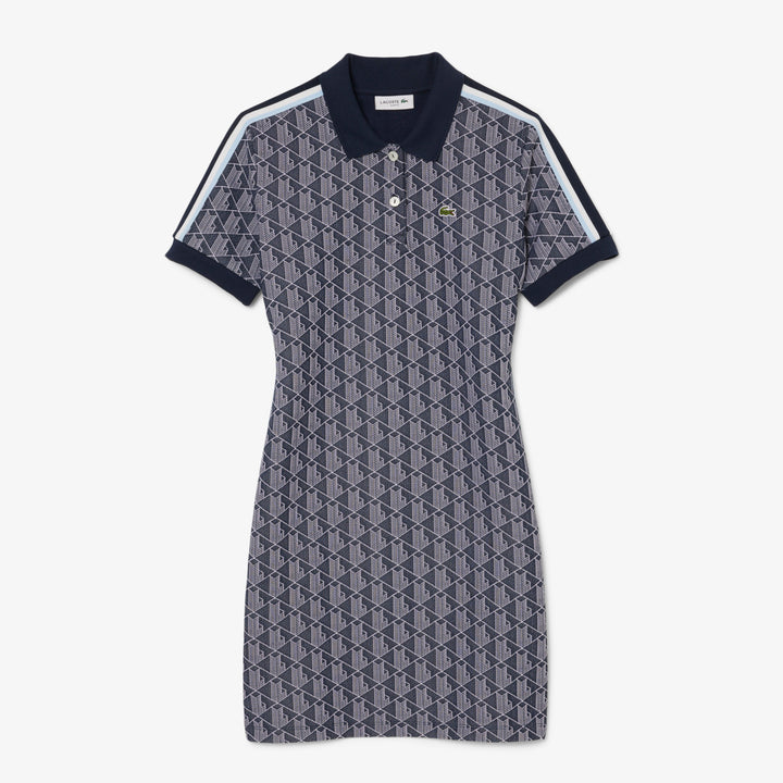 Lacoste Women's Slim Fit Monogram Polo Dress