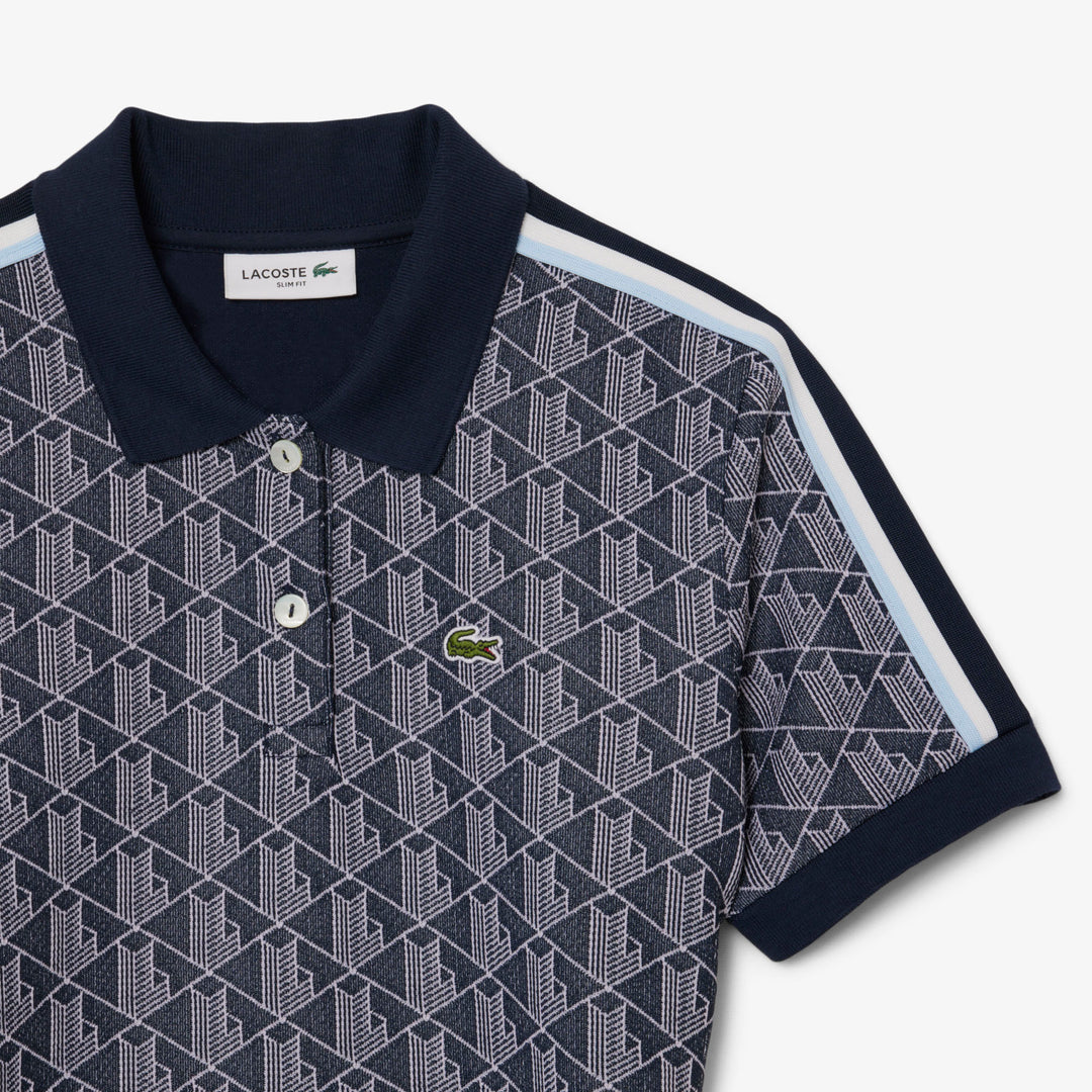 Lacoste Women's Slim Fit Monogram Polo Dress