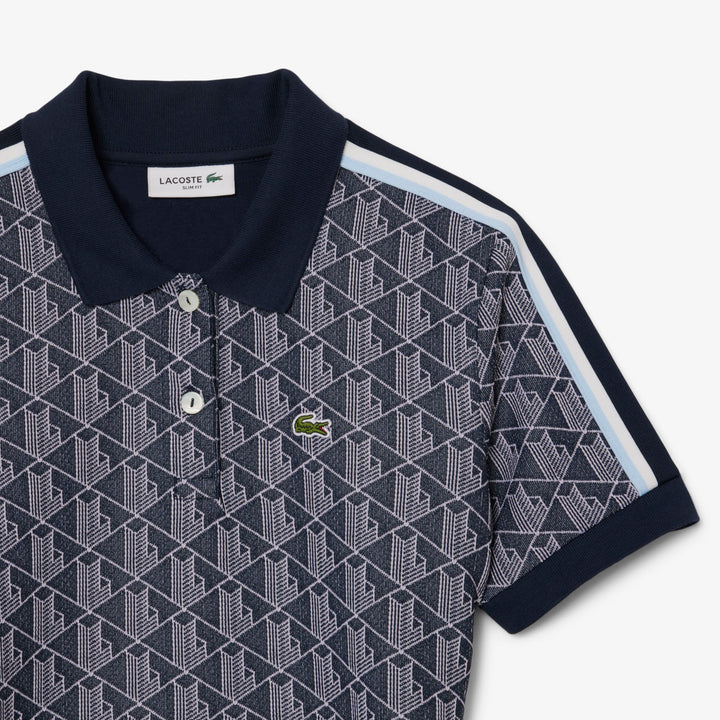 Lacoste Women's Slim Fit Monogram Polo Dress