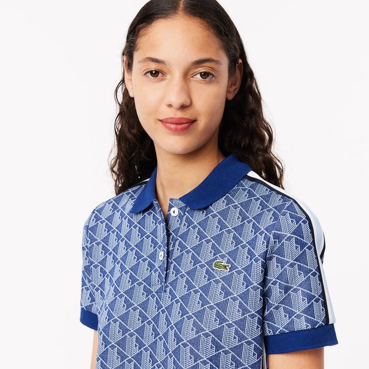Lacoste Women's Slim Fit Monogram Polo Dress