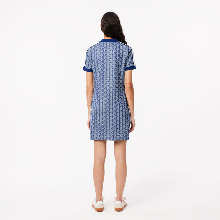 Lacoste Women's Slim Fit Monogram Polo Dress
