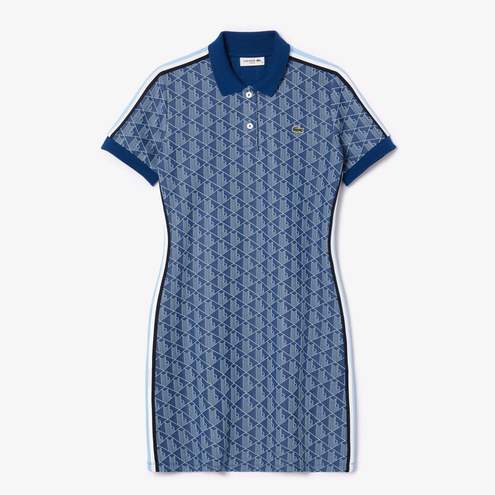 Lacoste Women's Slim Fit Monogram Polo Dress