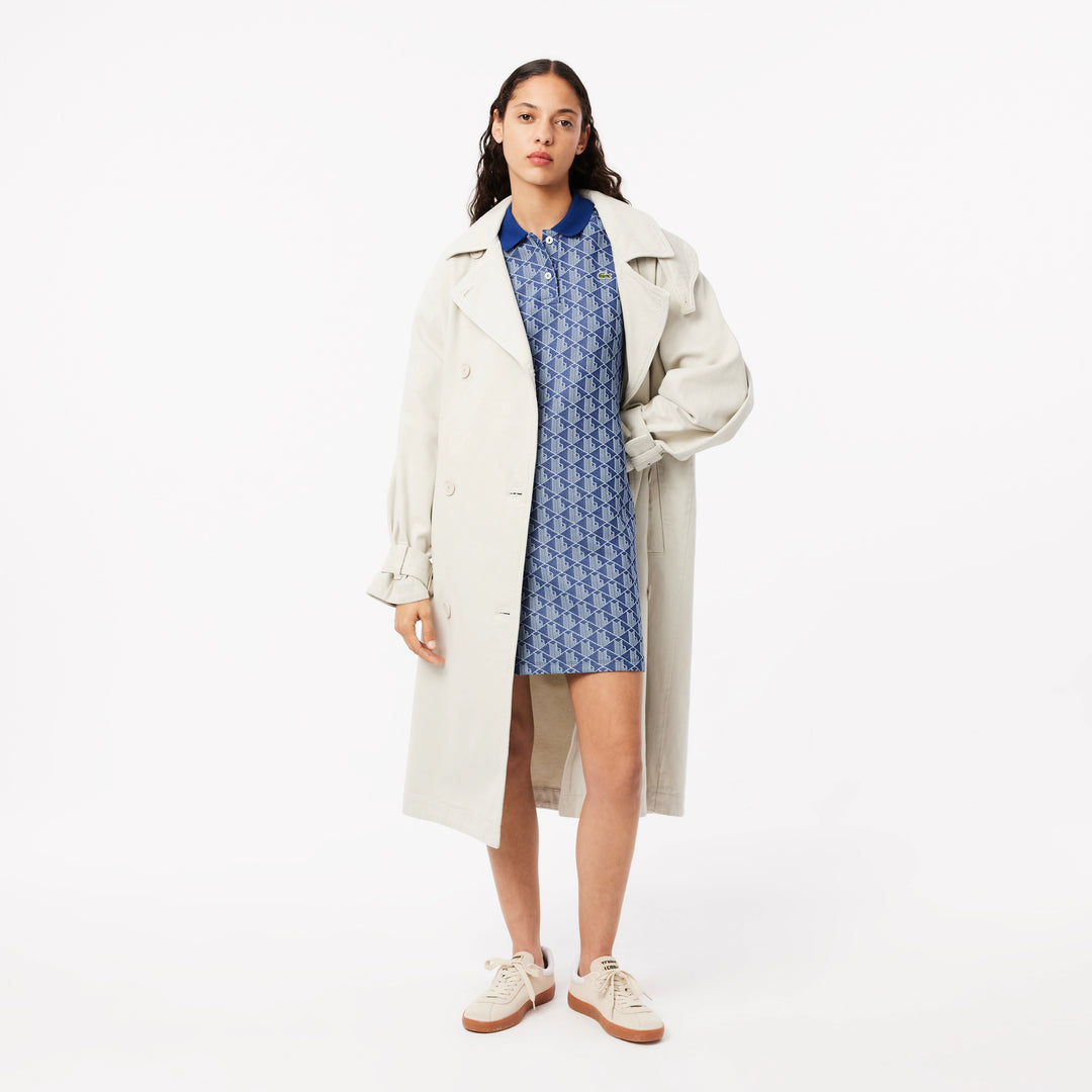Lacoste Women's Slim Fit Monogram Polo Dress