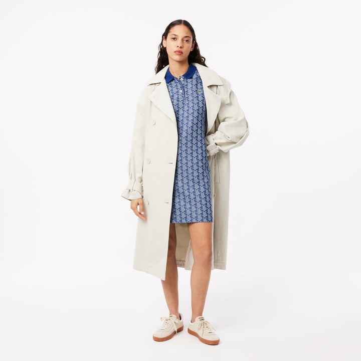 Lacoste Women's Slim Fit Monogram Polo Dress