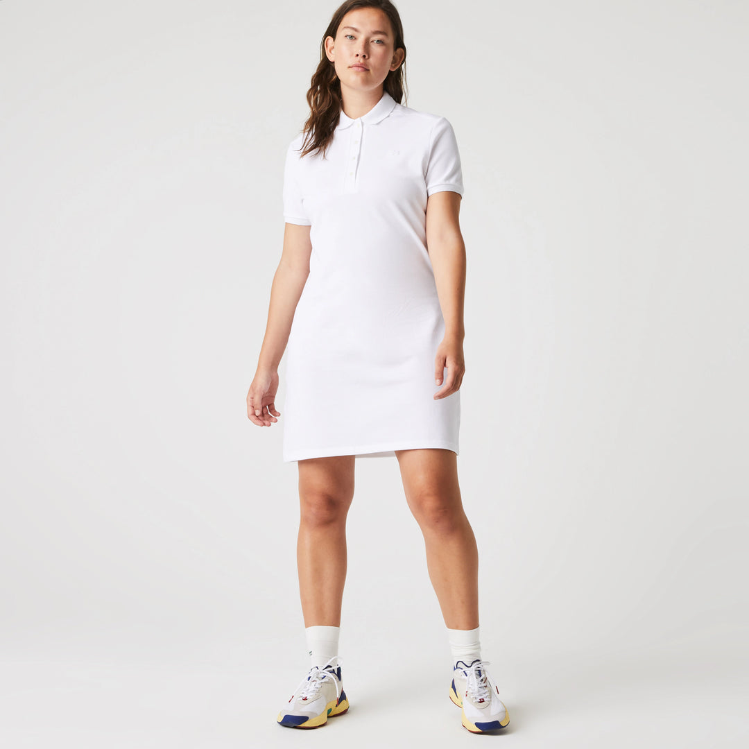 Lacoste Women's Slim Fit Stretch Mini Piqué Polo Dress