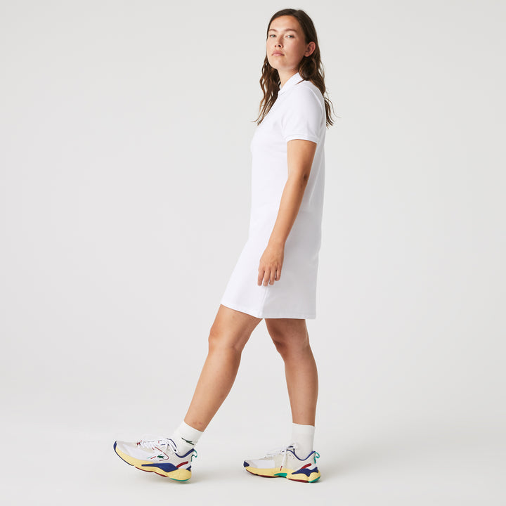 Lacoste Women's Slim Fit Stretch Mini Piqué Polo Dress