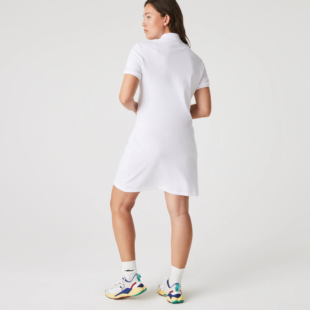 Lacoste Women's Slim Fit Stretch Mini Piqué Polo Dress