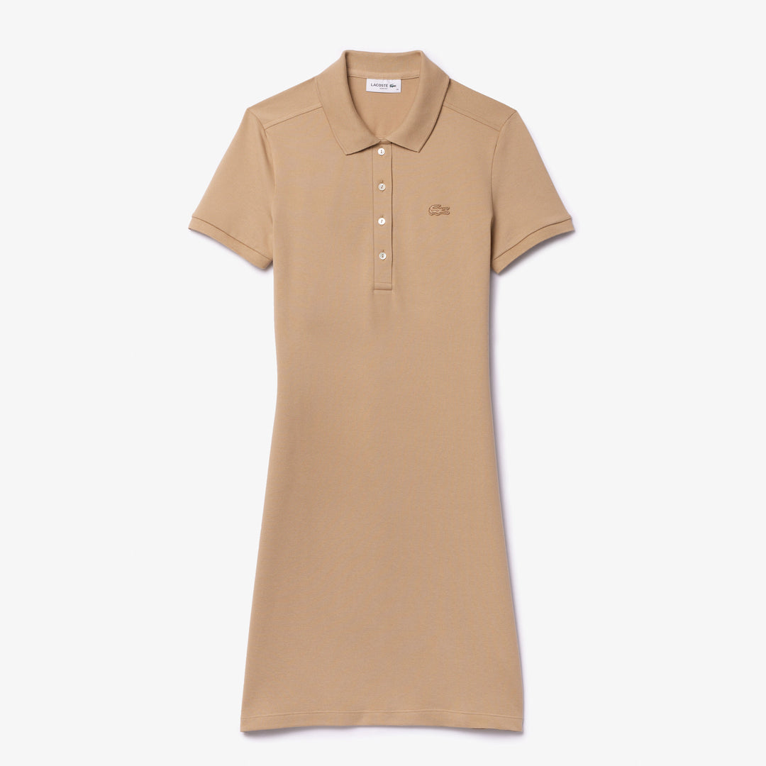 Lacoste Women's Slim Fit Stretch Mini Piqué Polo Dress