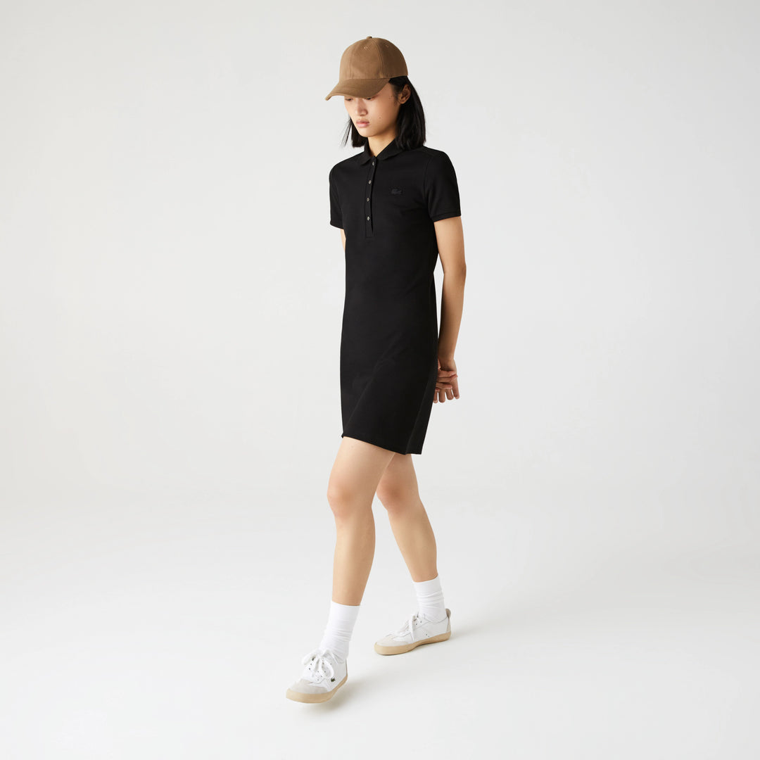 Lacoste Women's Slim Fit Stretch Mini Piqué Polo Dress