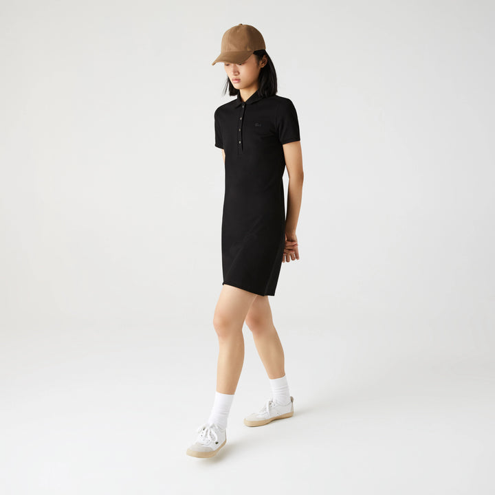 Lacoste Women's Slim Fit Stretch Mini Piqué Polo Dress