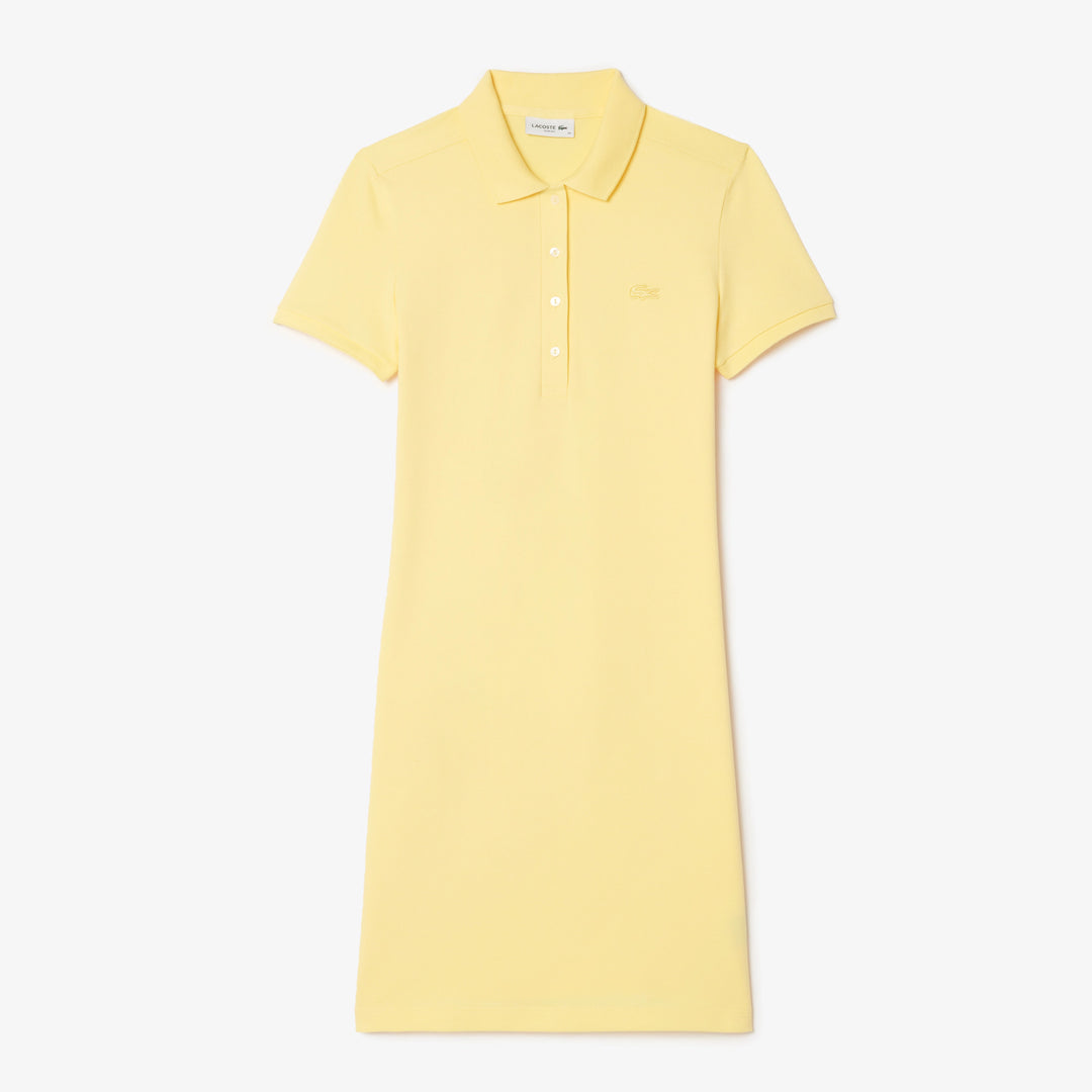 Lacoste Women's Slim Fit Stretch Mini Piqué Polo Dress