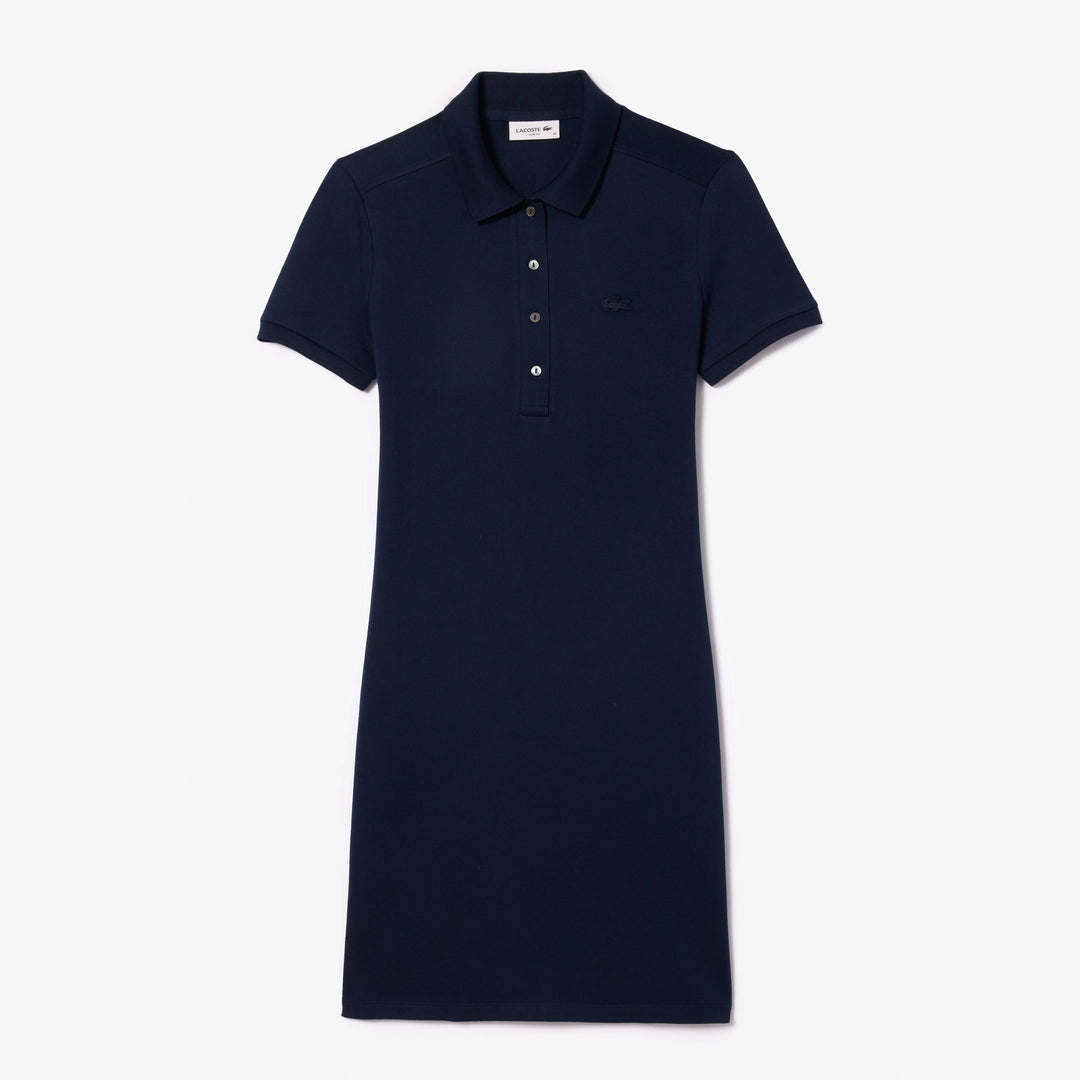 Lacoste Women's Slim Fit Stretch Mini Piqué Polo Dress