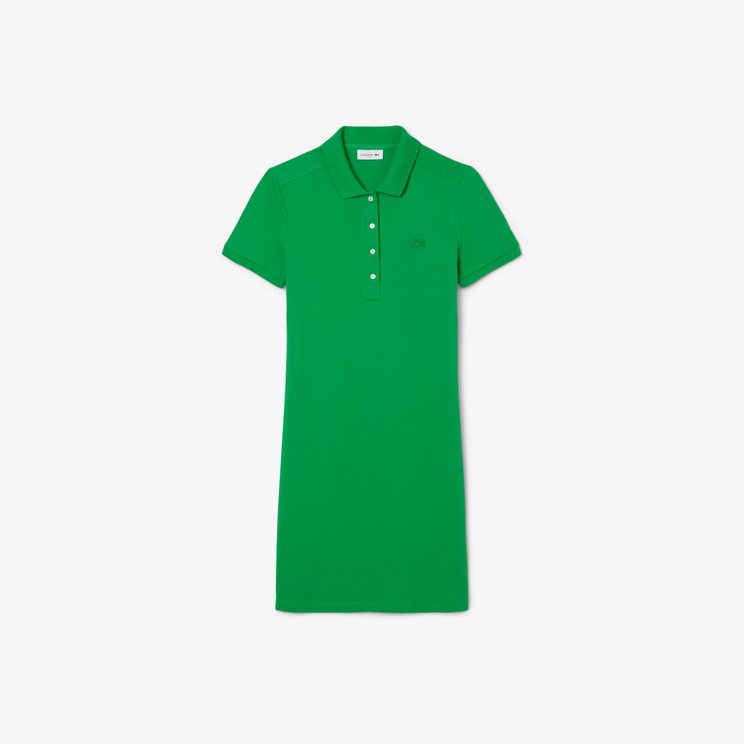 Lacoste Women's Slim Fit Stretch Mini Piqué Polo Dress
