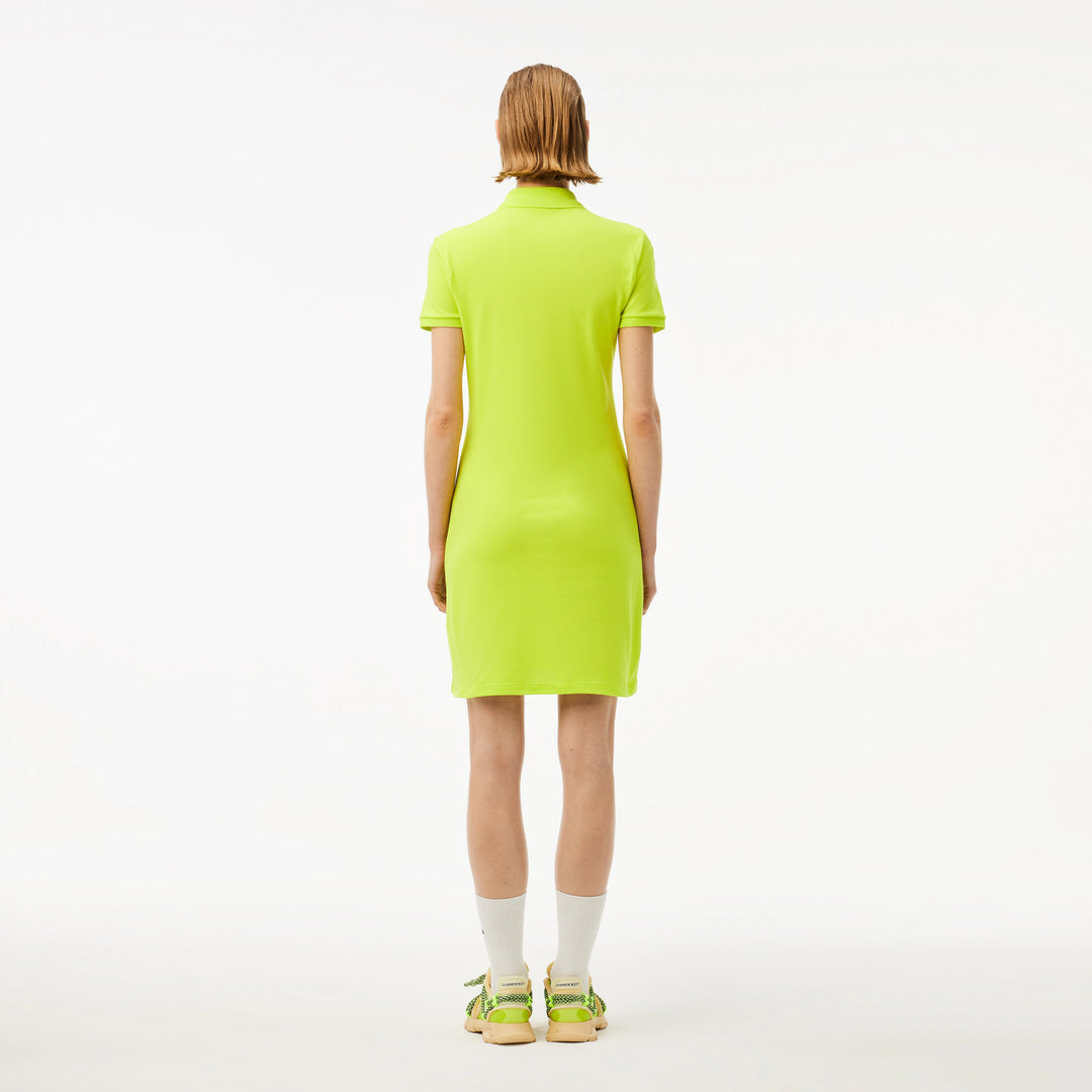 Lacoste Women's Slim Fit Stretch Mini Piqué Polo Dress