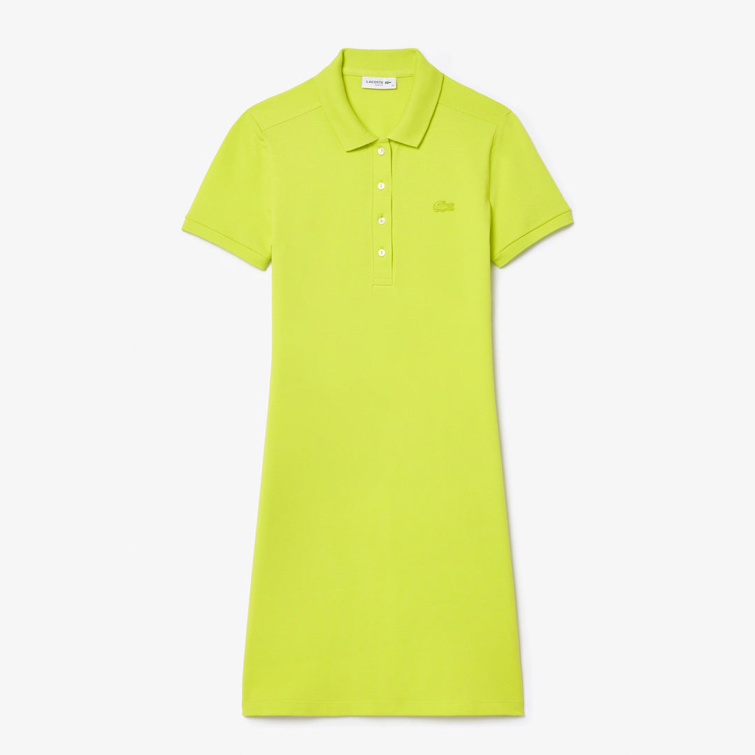 Lacoste Women's Slim Fit Stretch Mini Piqué Polo Dress
