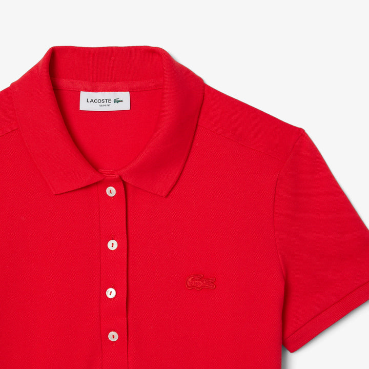 Lacoste Women's Slim Fit Stretch Mini Piqué Polo Dress