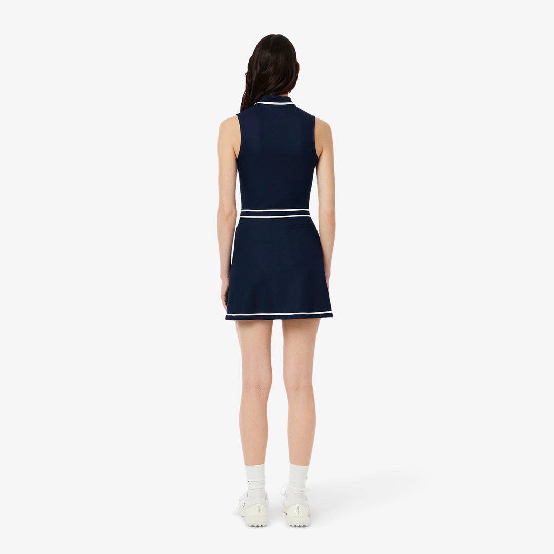 Lacoste Women's Ultra Dry Heritage Trim Golf Dress