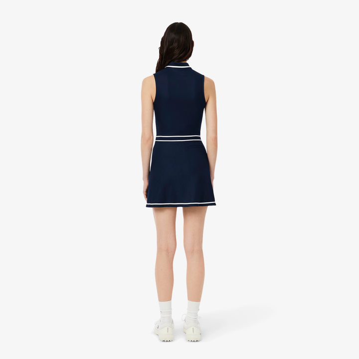 Lacoste Women's Ultra Dry Heritage Trim Golf Dress