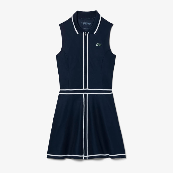 Lacoste Women's Ultra Dry Heritage Trim Golf Dress
