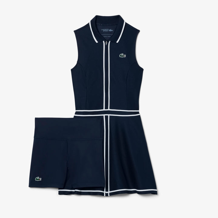 Lacoste Women's Ultra Dry Heritage Trim Golf Dress
