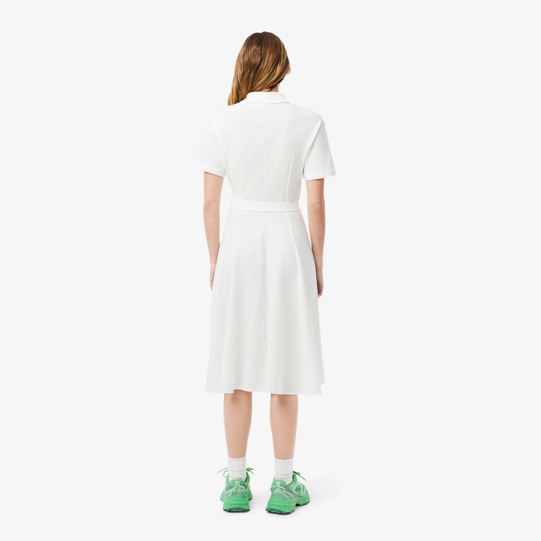 Lacoste Women's Flared Mini-Piqué Polo Dress