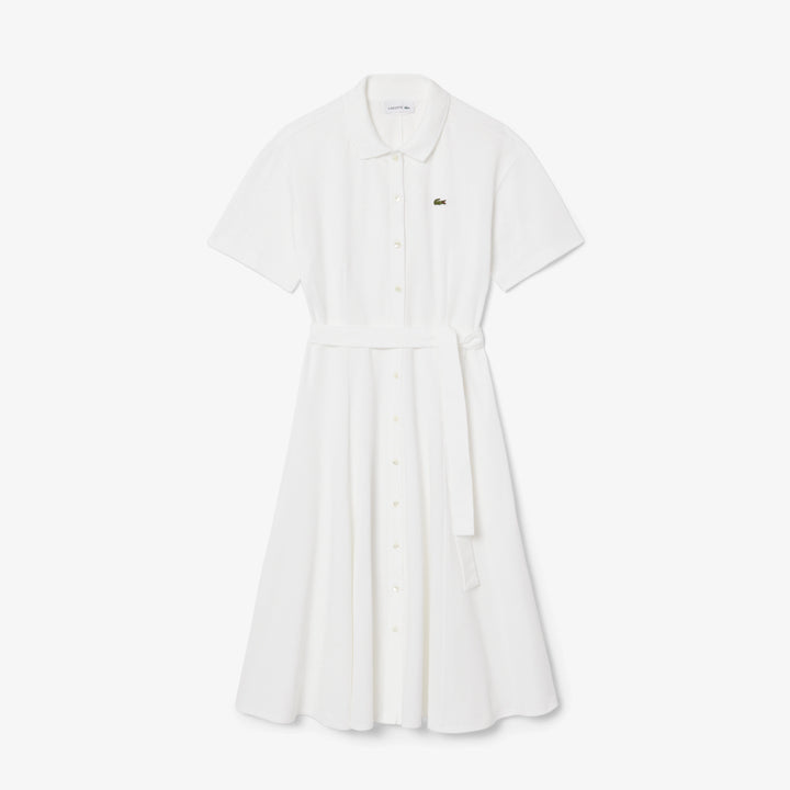 Lacoste Women's Flared Mini-Piqué Polo Dress