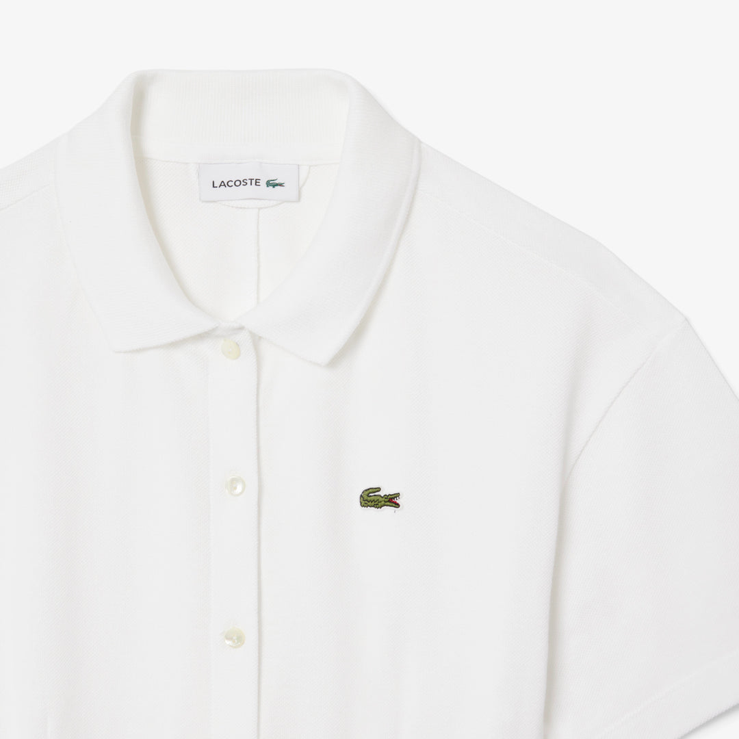 Lacoste Women's Flared Mini-Piqué Polo Dress