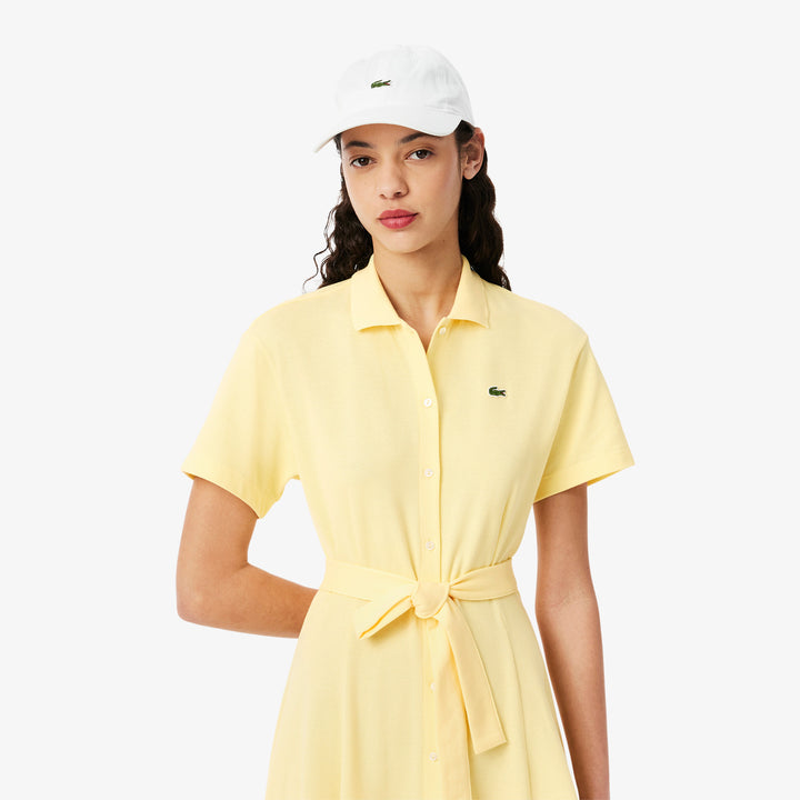 Lacoste Women's Flared Mini-Piqué Polo Dress