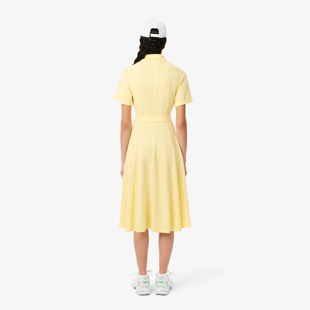 Lacoste Women's Flared Mini-Piqué Polo Dress