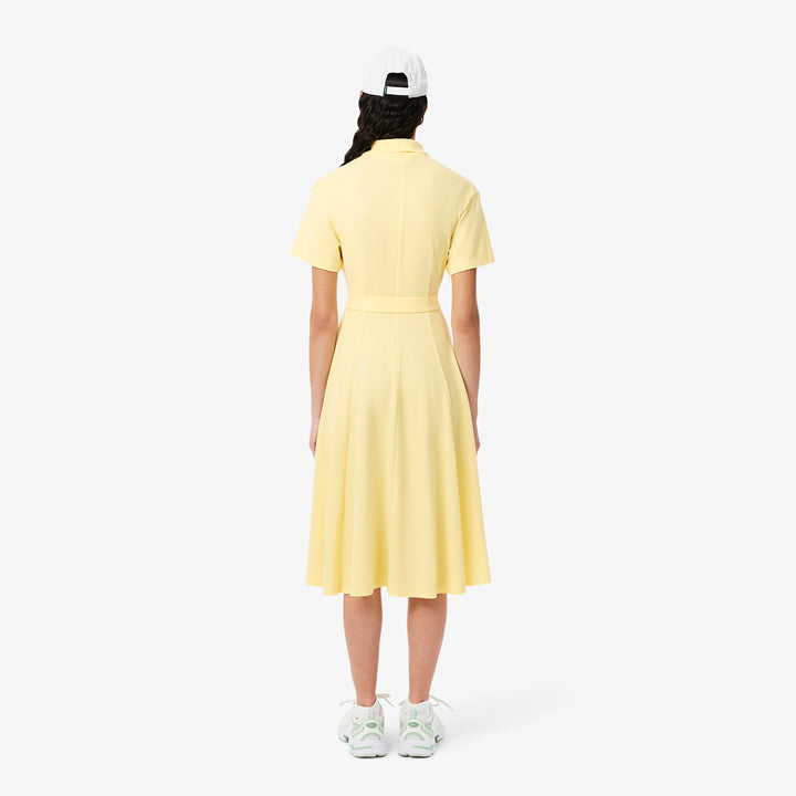 Lacoste Women's Flared Mini-Piqué Polo Dress