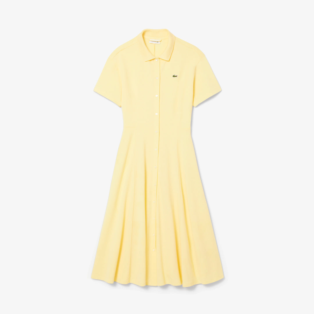 Lacoste Women's Flared Mini-Piqué Polo Dress
