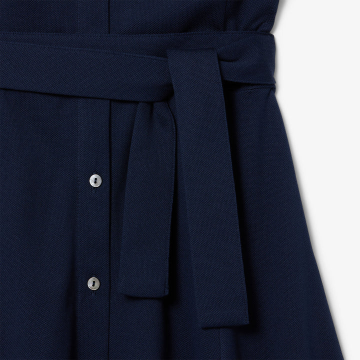 Lacoste Women's Flared Mini-Piqué Polo Dress