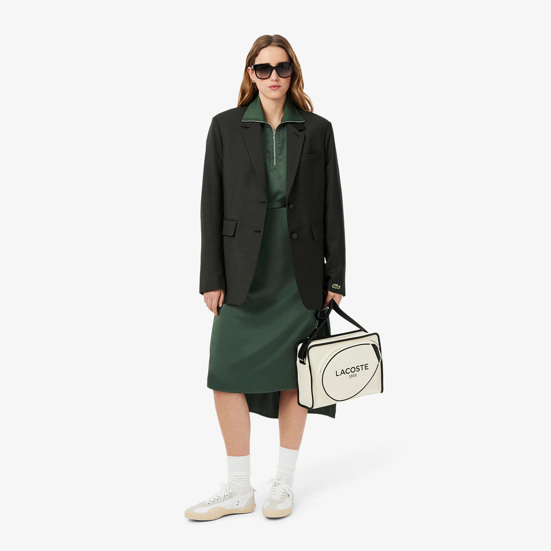 Lacoste Women's Long Sleeve Belted Dress