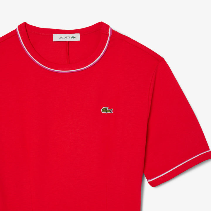 Lacoste Women's Trim Accent Jersey T-Shirt Dress
