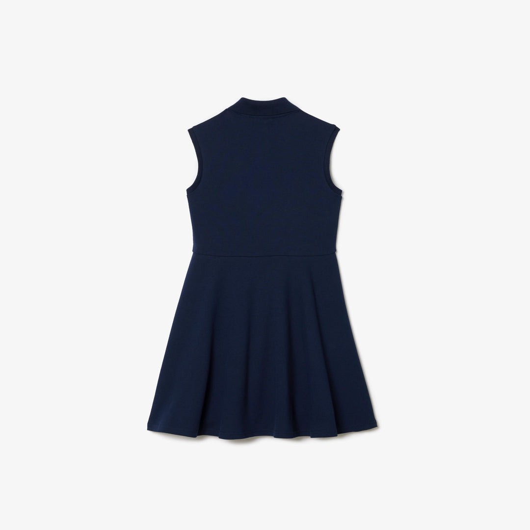 Lacoste Kids' Sleeveless Stretch Piqué Polo Dress