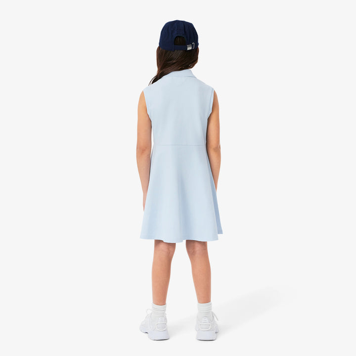 Lacoste Kids' Sleeveless Stretch Piqué Polo Dress