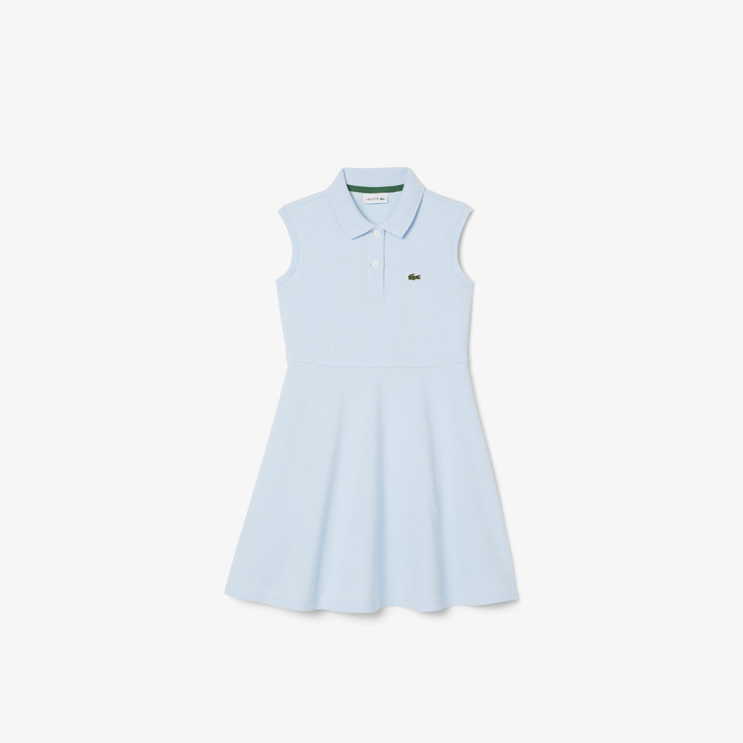 Lacoste Kids' Sleeveless Stretch Piqué Polo Dress