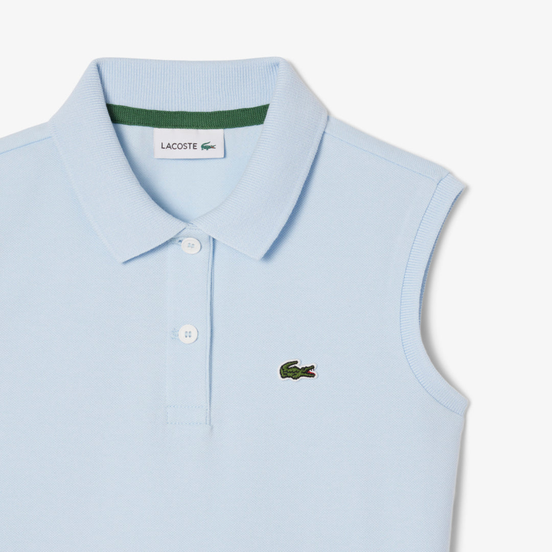 Lacoste Kids' Sleeveless Stretch Piqué Polo Dress
