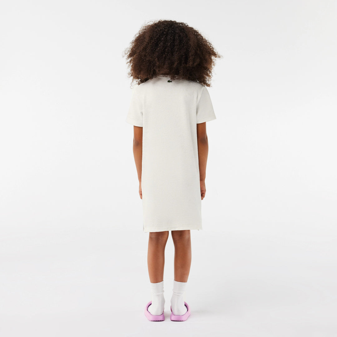 Lacoste Kids' Cotton Terry Logo T-Shirt Dress